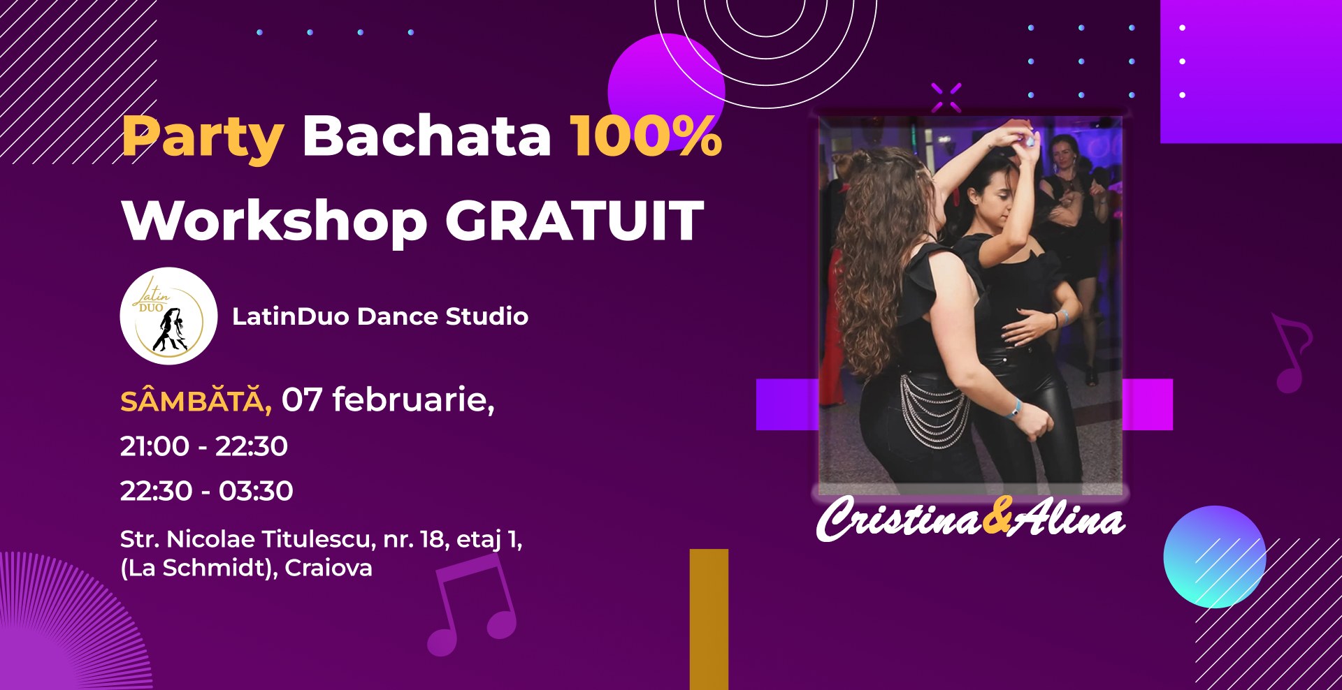 Workshop GRATUIT - Cool Moves in 2026 + Bachata 100% Party